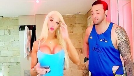 Barbie Anderson Trans Argentina Novio Celoso Me Pide De Volver Y Terminamos Cojiendo Bloopers 16 Min