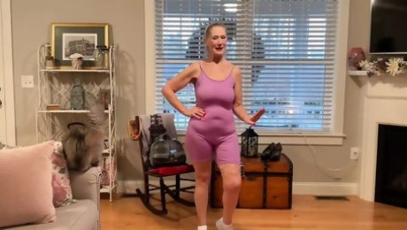 Danielle Dubonnet 65 Year old granny Try On #1